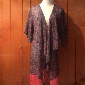 LuLaRoe Monroe fringe beach cover up BNWT